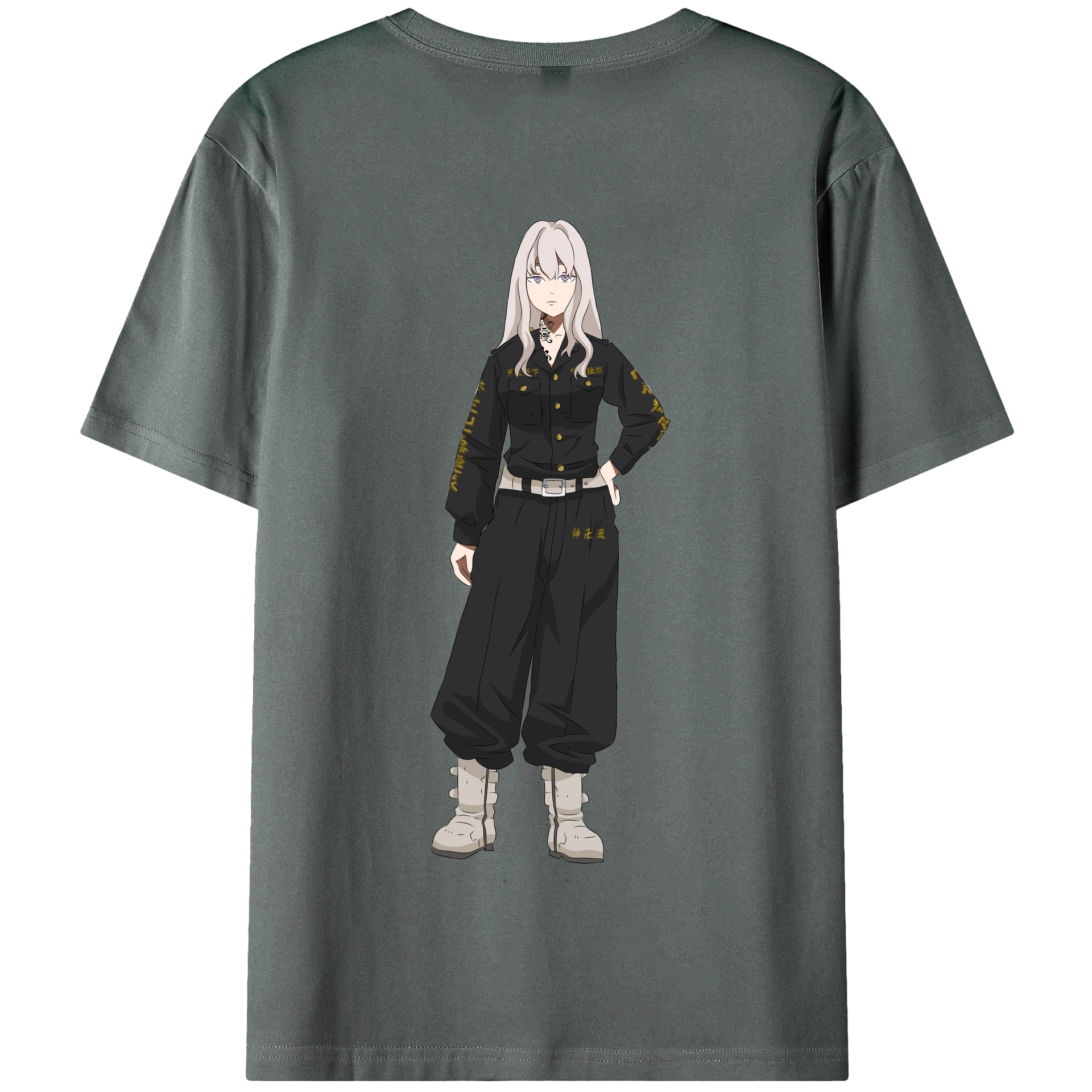 （画像用） 東京リベンジャーズ Tokyo Revengers 綿100％半袖Tシャツ（背面プリント）